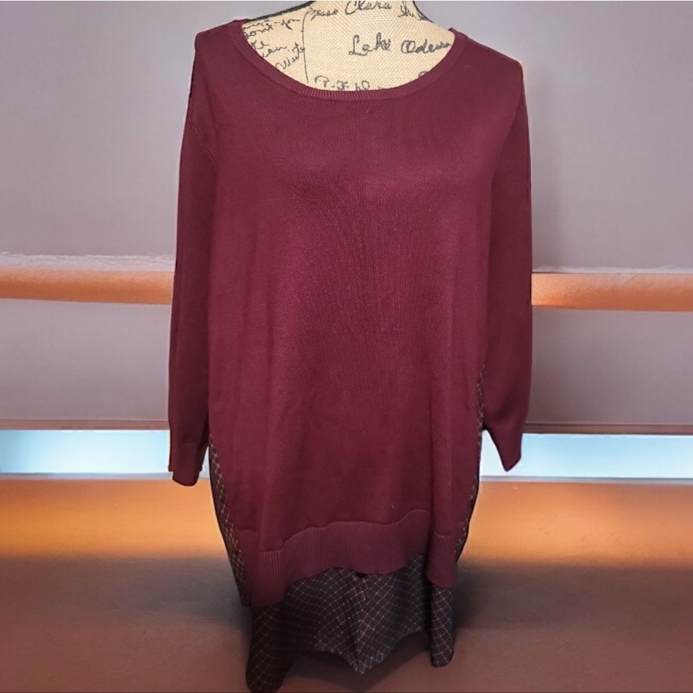 BLL New York Scoop Neck Sweater Size XL NWT